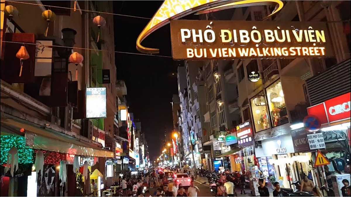 Bui Vien Walking Street Ho Chi Minh City 