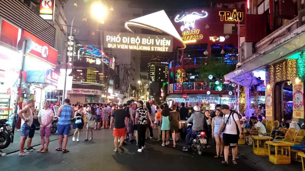 Bui Vien Walking Street Ho Chi Minh City Vietnam