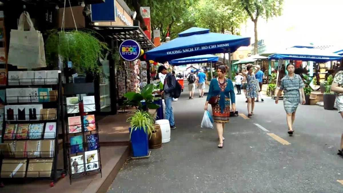 Book Street, Nguyen Van Binh, Ho Chi Minh City, Vietnam