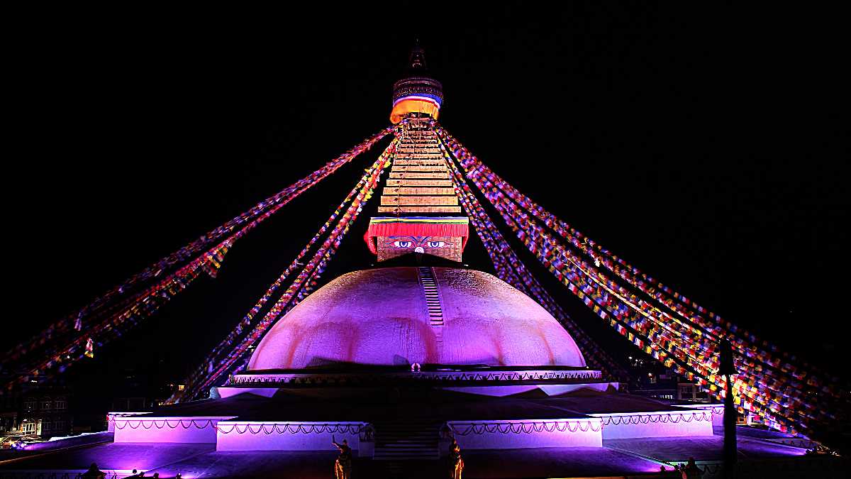 Boudhanath Stupa, New Year in Nepal