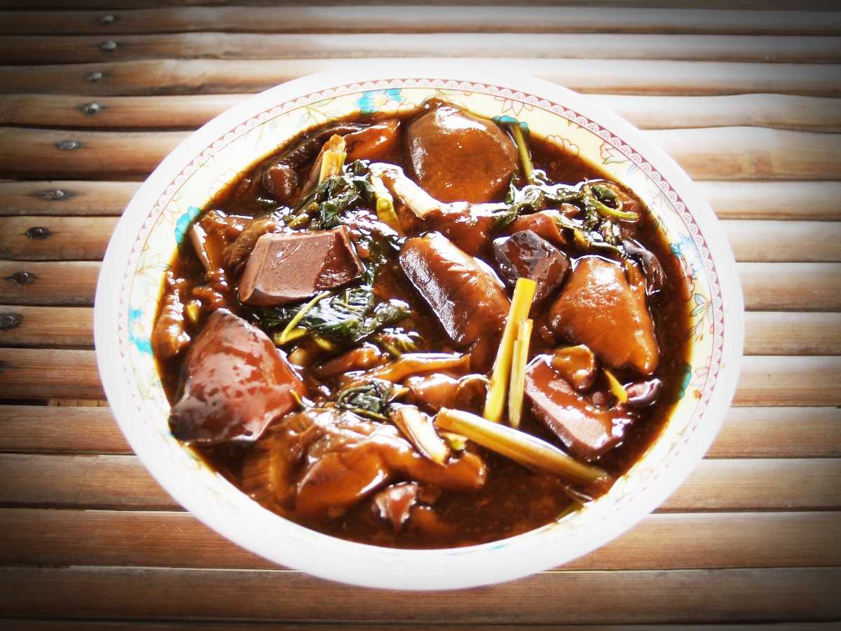 Pork With Bamboo Shots - Nagaland