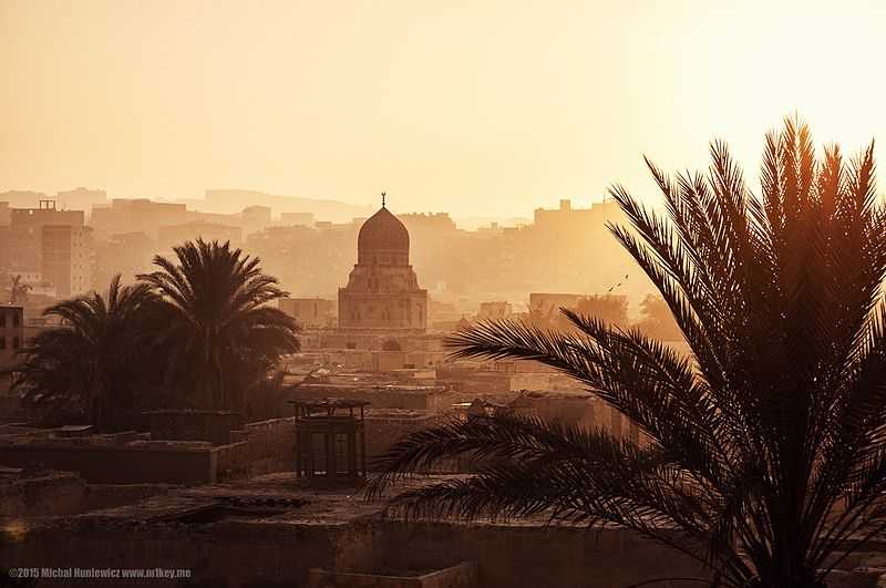Early Morning Scene of the Northern Cemetery, Cairo
