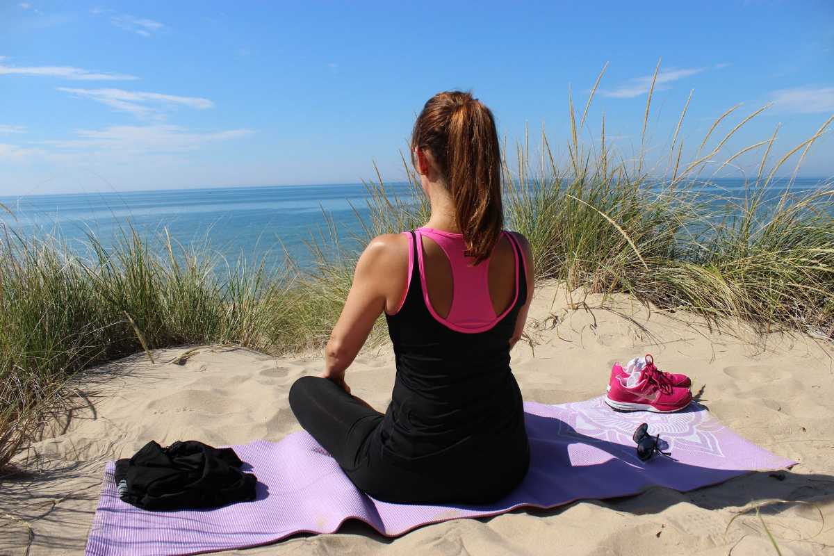 beach mat or blanket