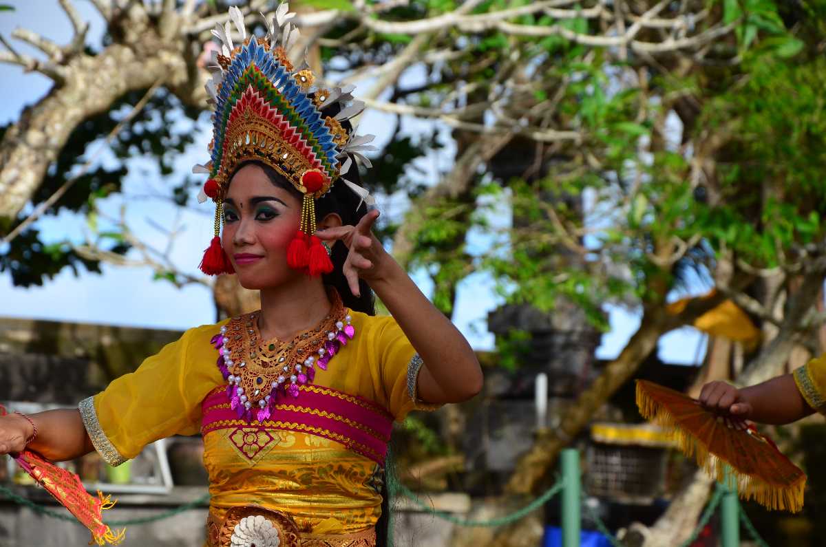 Balinese Dancer Performing