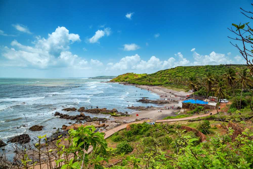 Anjuna Beach Goa - Shacks, Nightlife, Water Sports