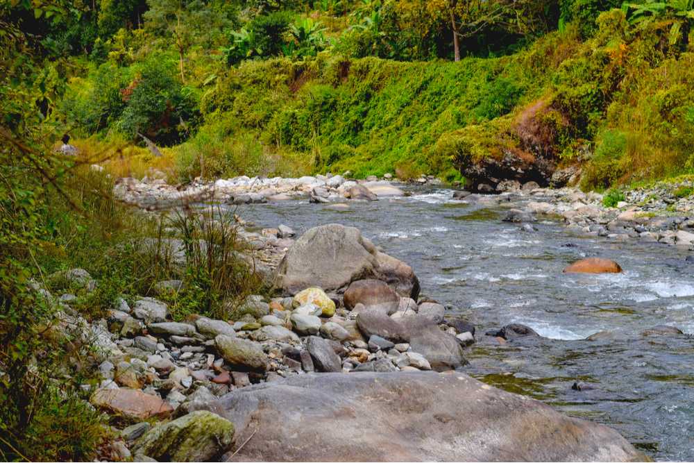 Rishi Khola Reshi River Khola in Nepali Meaning a Small Stream Stock Photo  - Image of resorts, name: 128497532