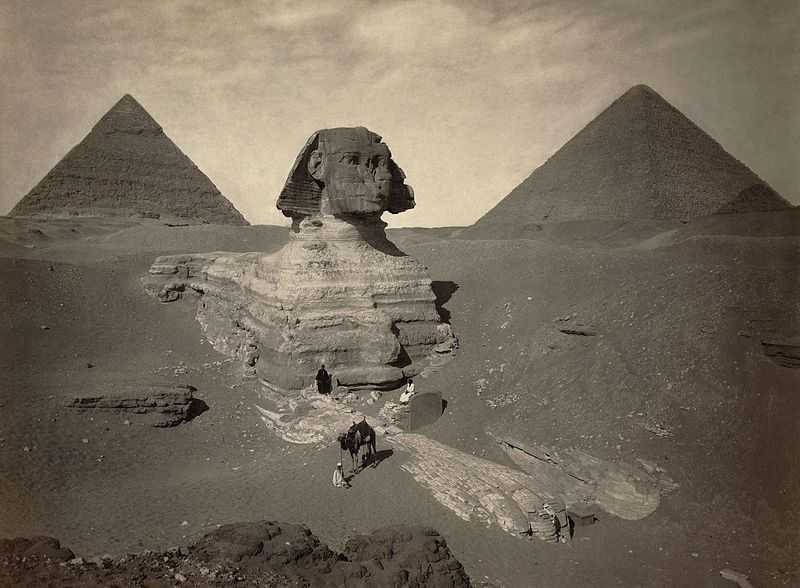 Partially Excavated Sphinx