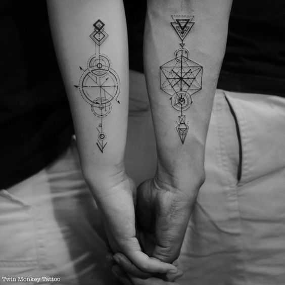 Couple Travel Tattoos