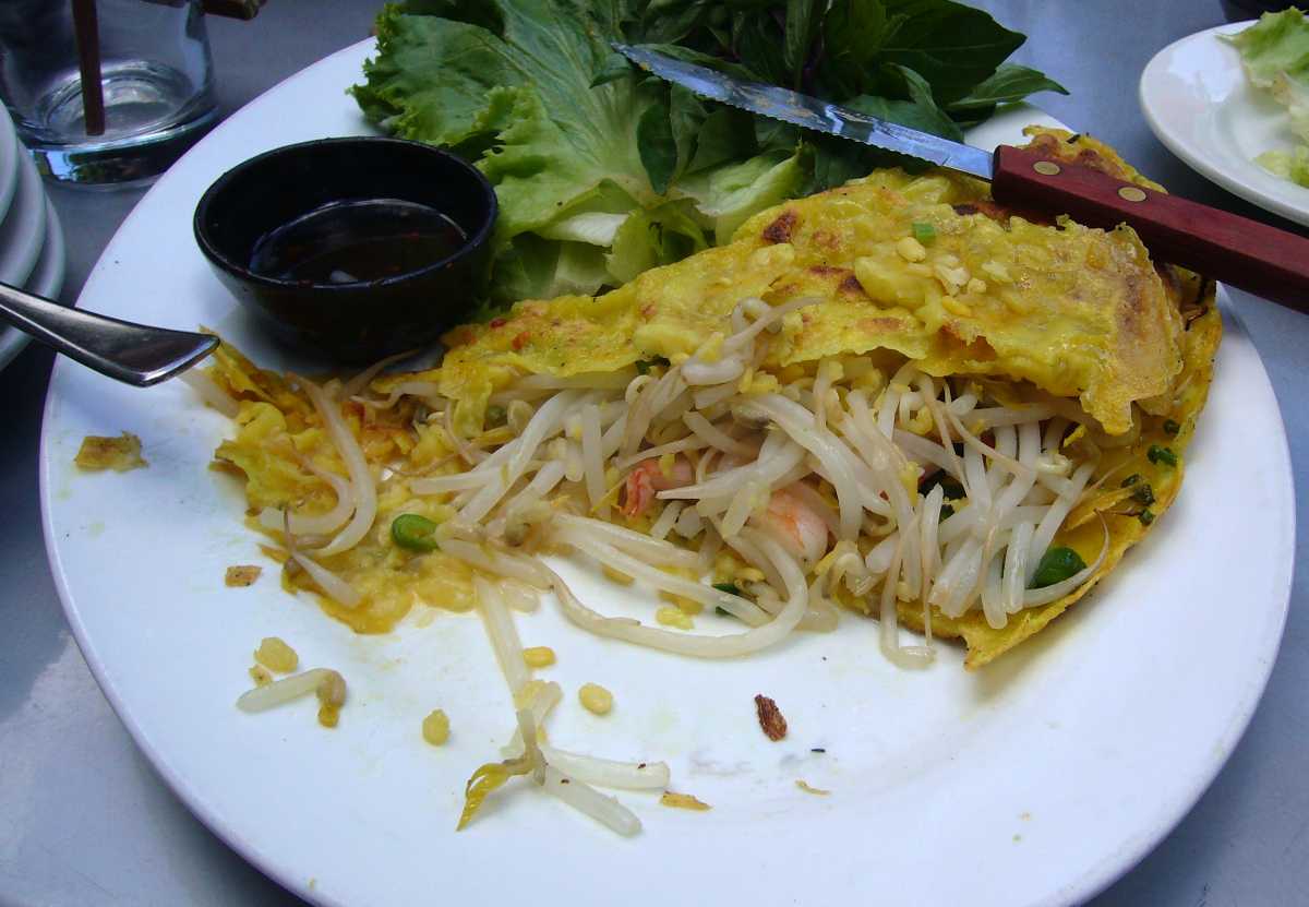 street food vietnam, banh xeo