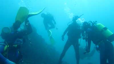 Diving in Jemeluk Beach