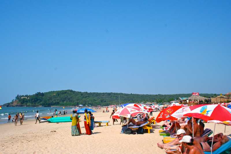 Anjuna Beach Goa - Shacks, Nightlife, Water Sports