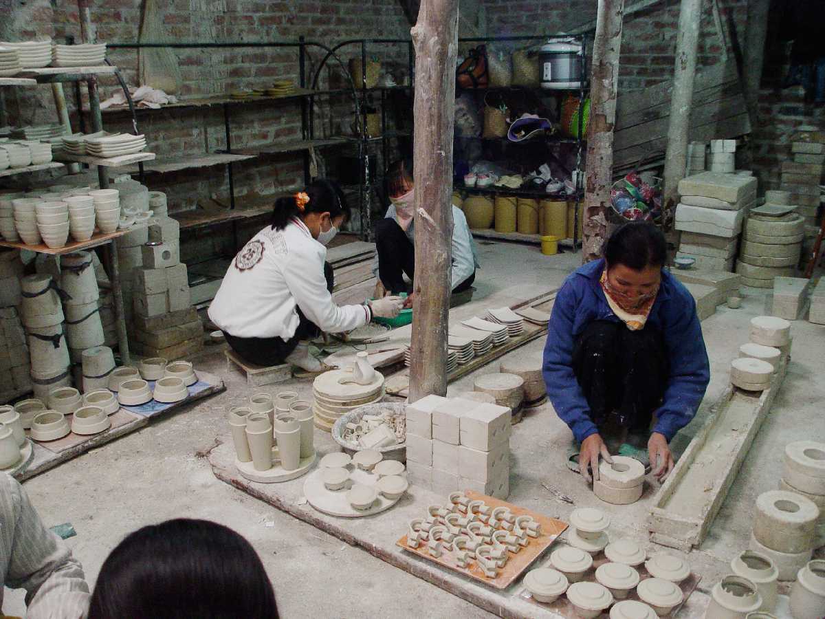 Bat Trang Pottery Village Hanoi Vietnam