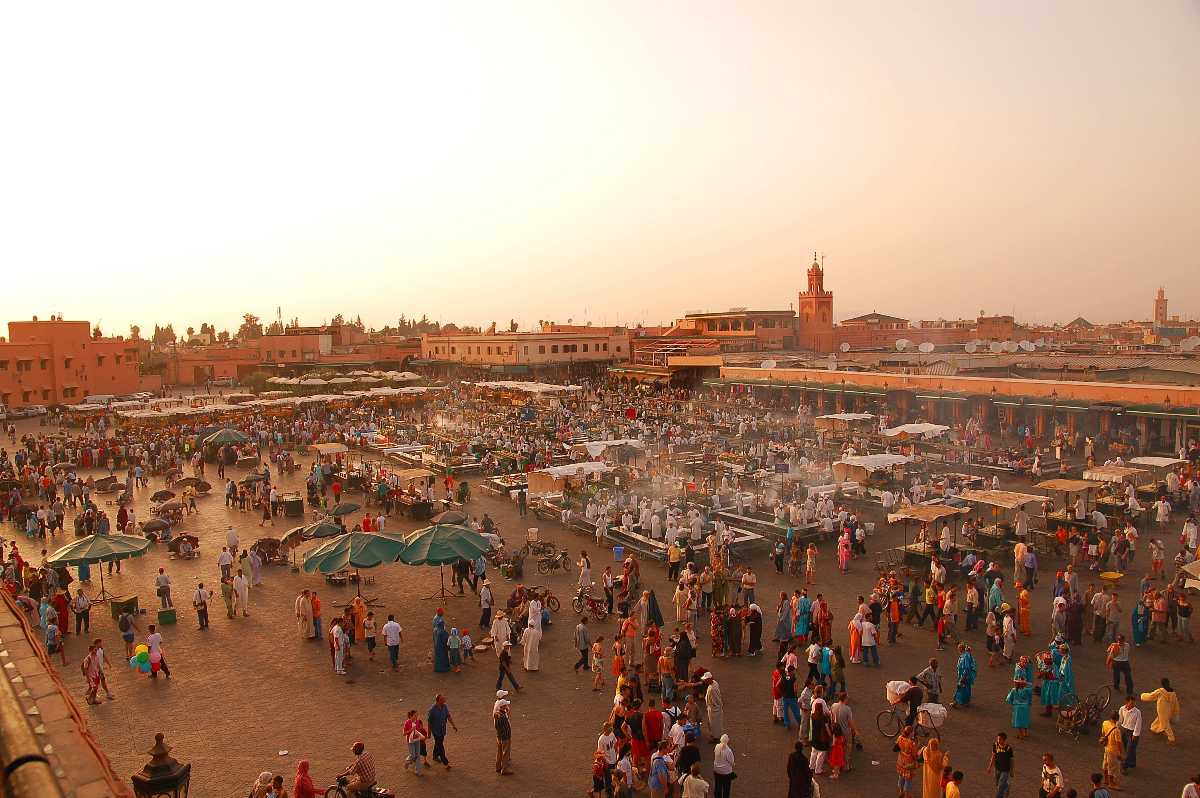 Guides on the streets of Marrakech